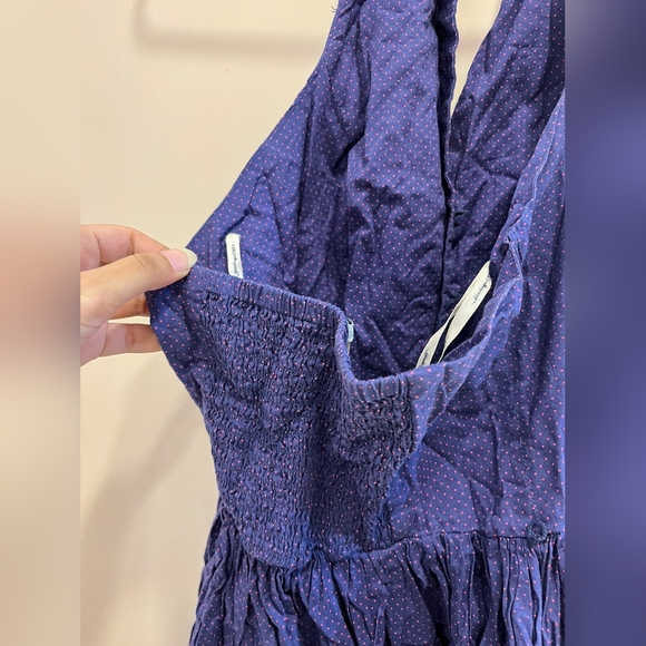 Blue backless dress - Picture 6 of 8